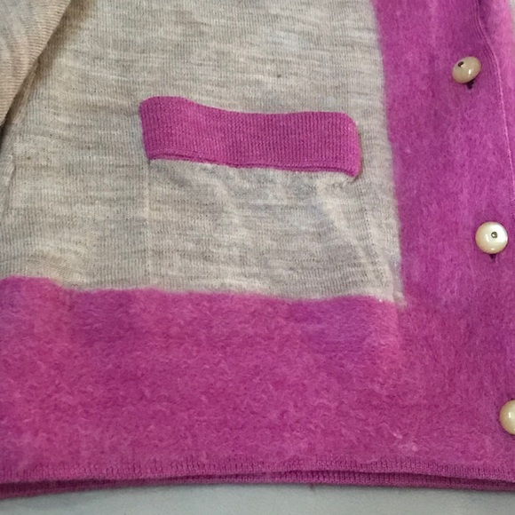 Charlie & Robin Two-Tone Cardigan Sweater … - Picture 3 of 8